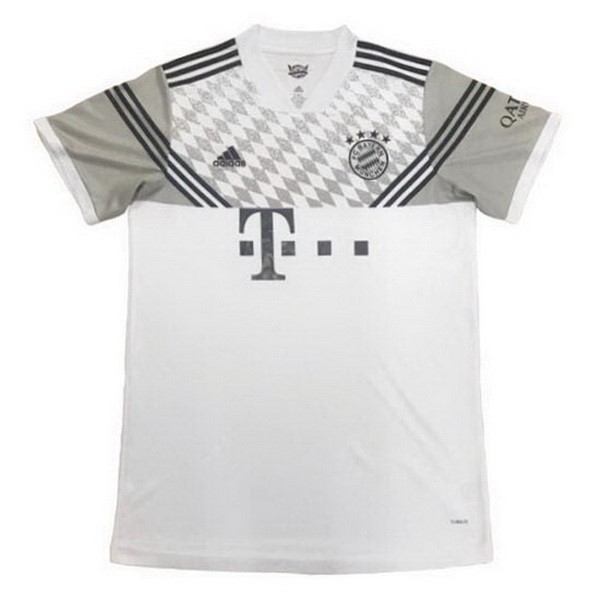 Tailandia Camiseta Bayern Munich Replica Segunda Ropa 2020/21 Blanco